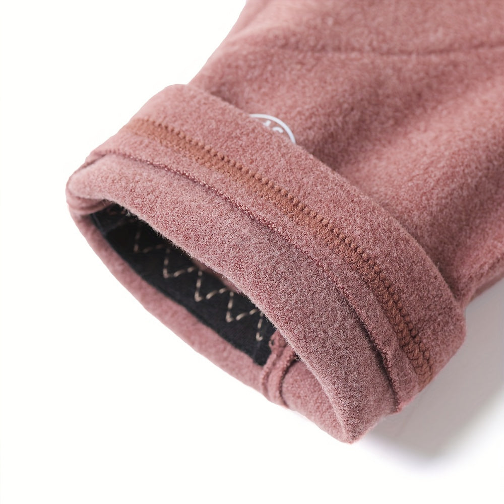 Gants tactiles doublés de ski en maille