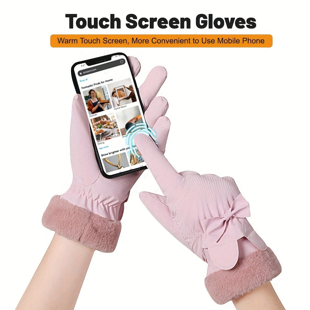 Gants coupe-vent thermiques en maille