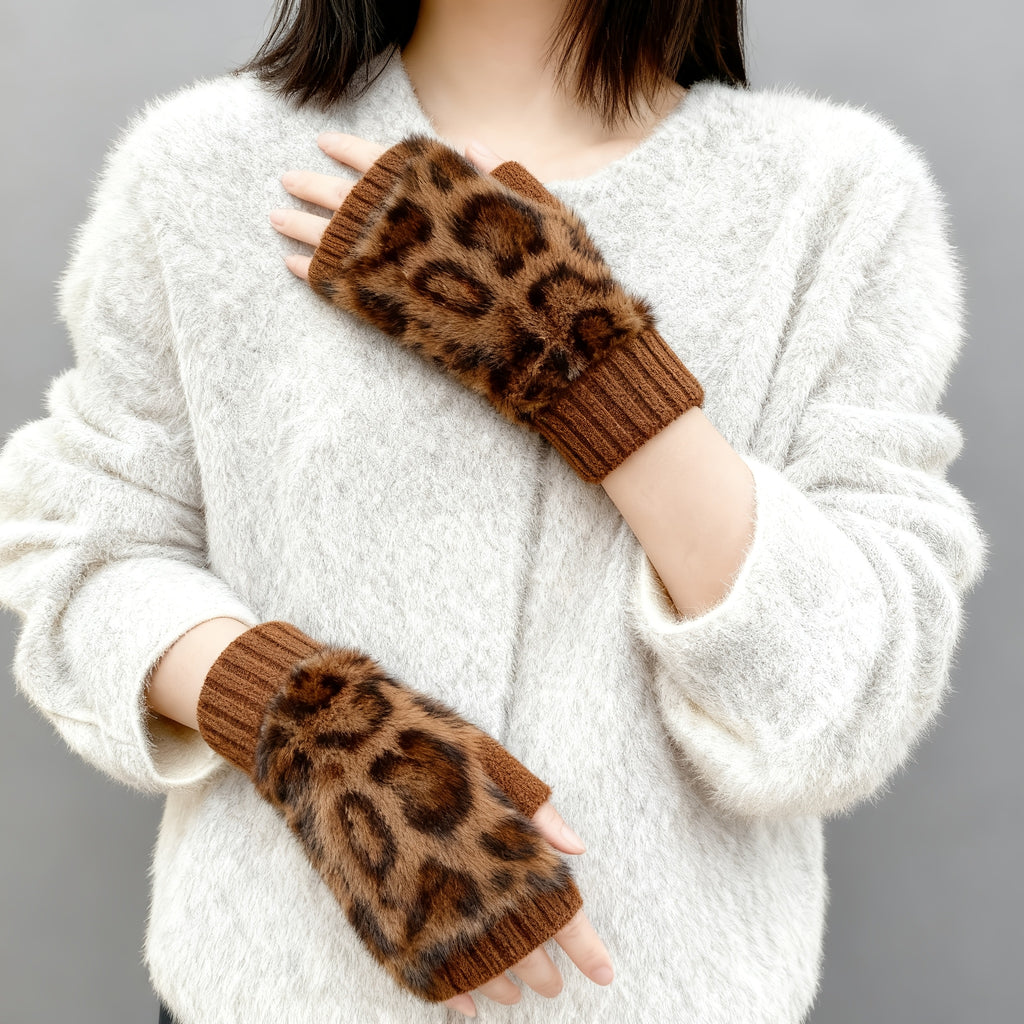 Gants sans doigts en laine