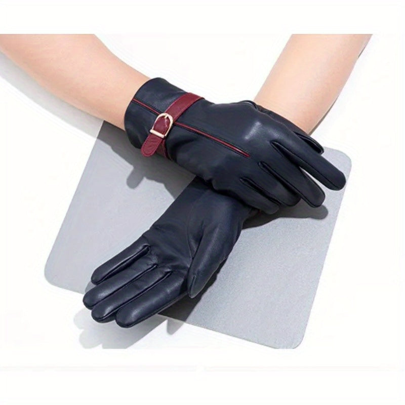 Gants pour Femmes Rouges et Bleus