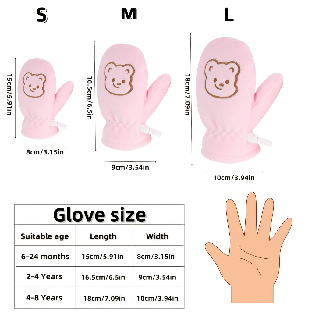 Gants thermiques de ski en maille, 9 coloris