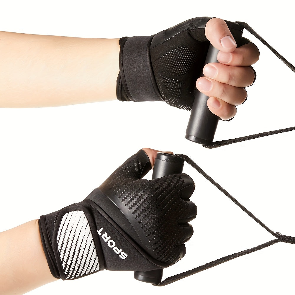 Gants de musculation à paume renforcée en maille