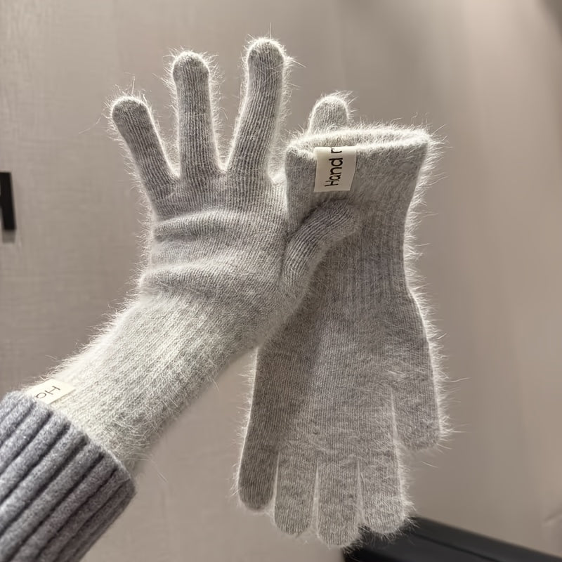 Gants doublés thermiques en maille