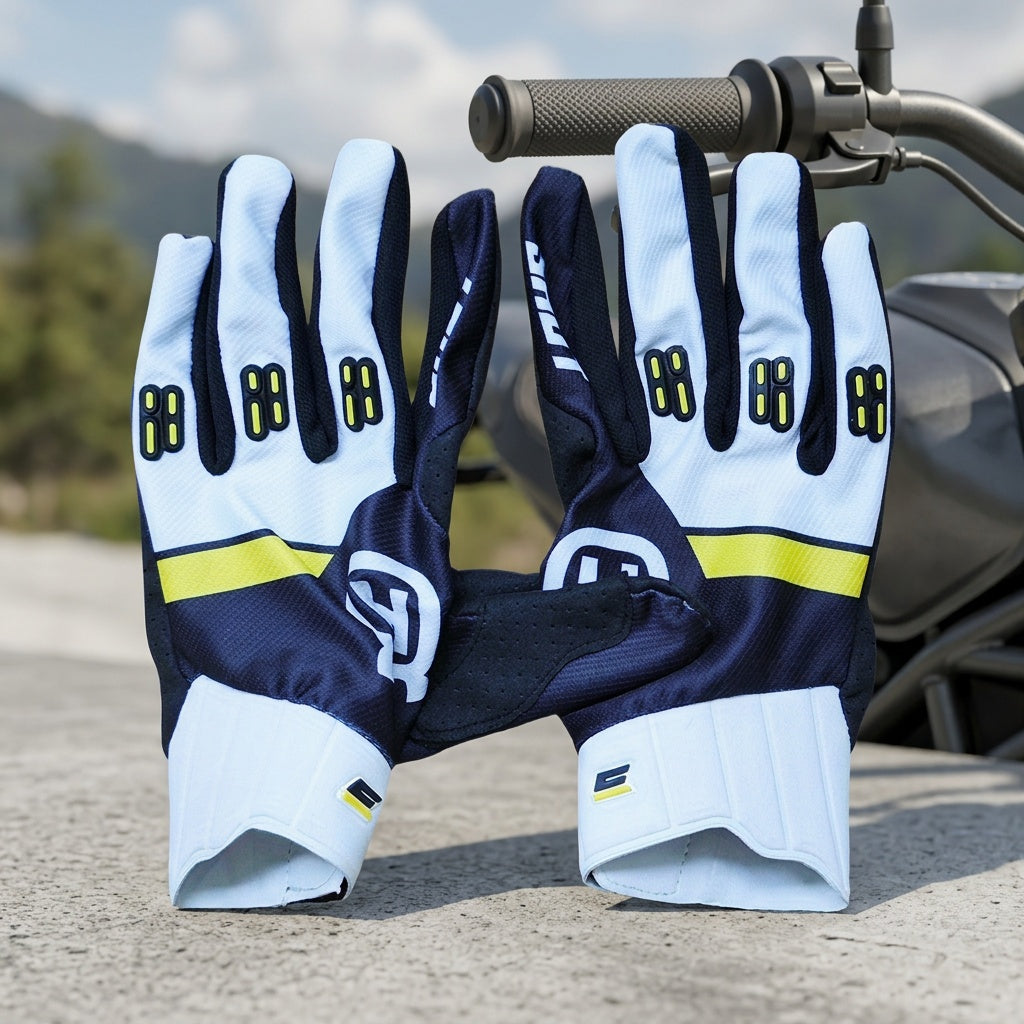 Gants de moto en maille às oursons