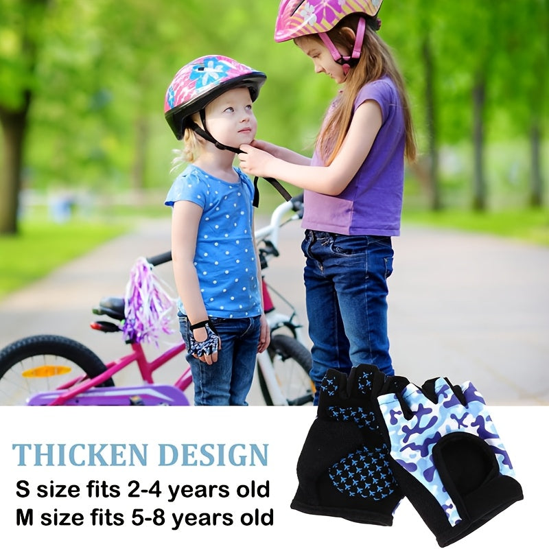 Gants de vélo pour enfant, du S au M, blue