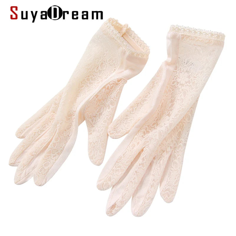 Gants mitaines en soie (modèle 6)