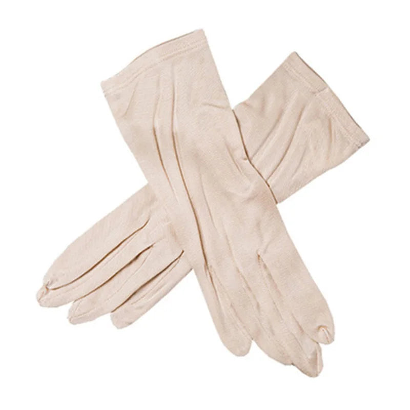 Gants mitaines en soie (modèle 4)