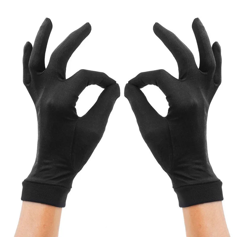 Gants mitaines en soie (modèle 2)