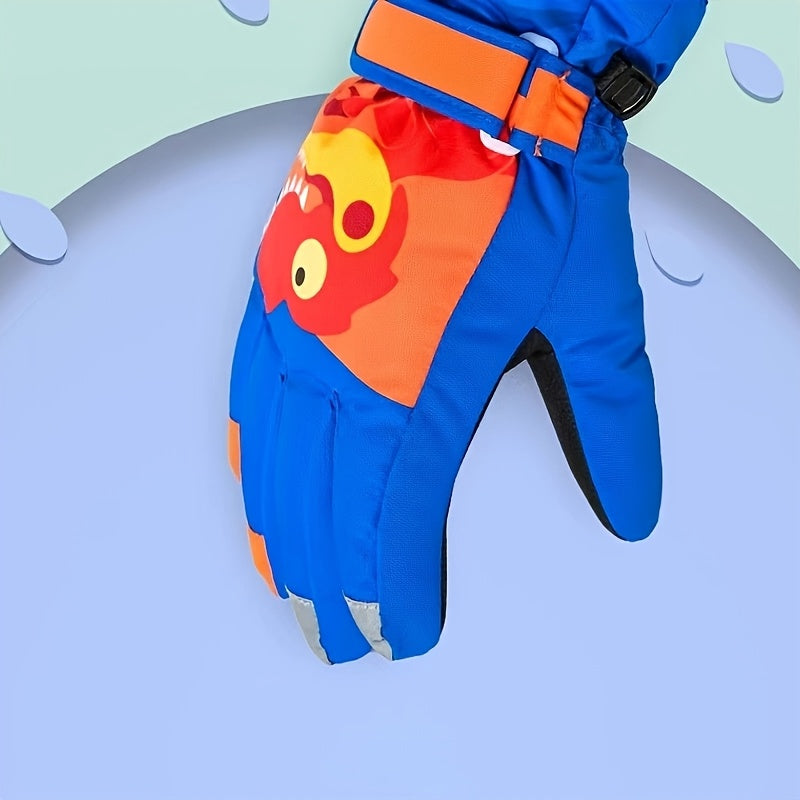 Gants coupe-vent doublés en maille, 3 coloris