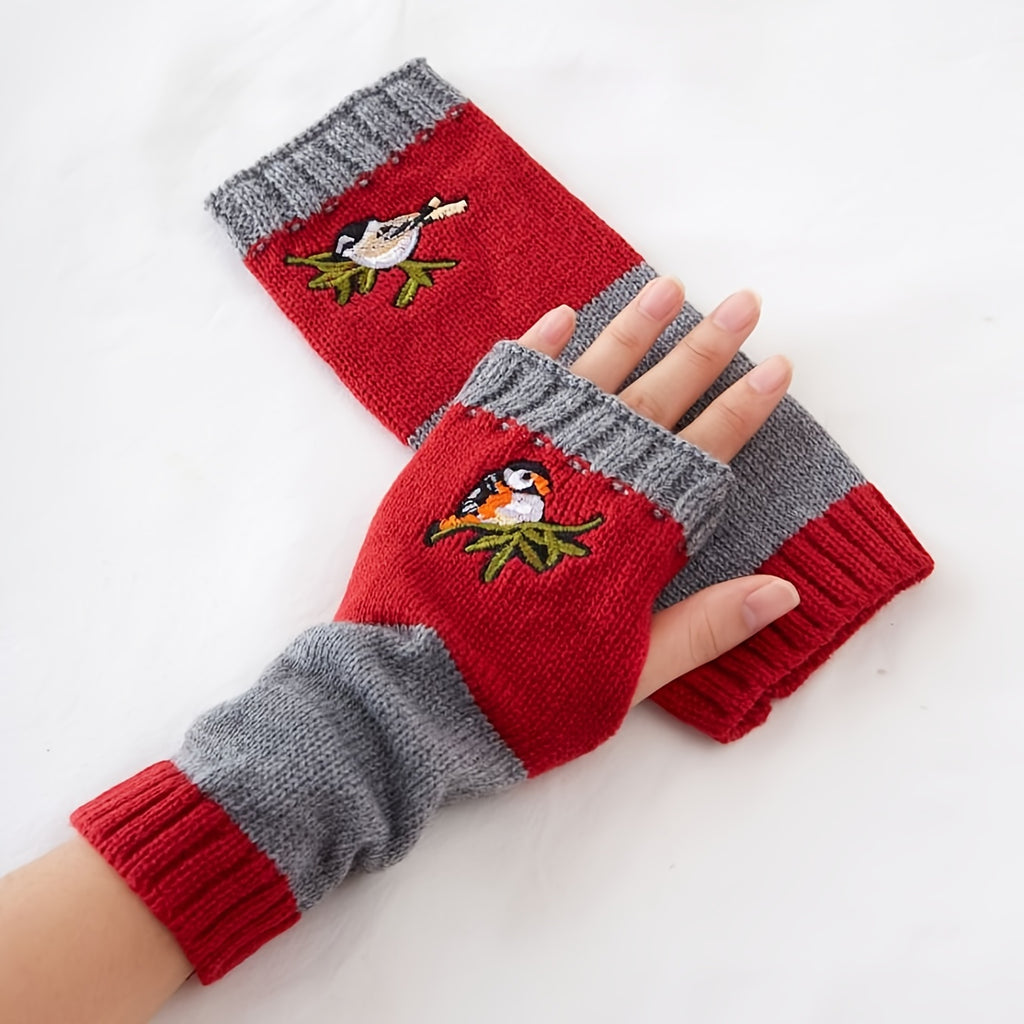 Mitaines tactiles en maille pour enfant