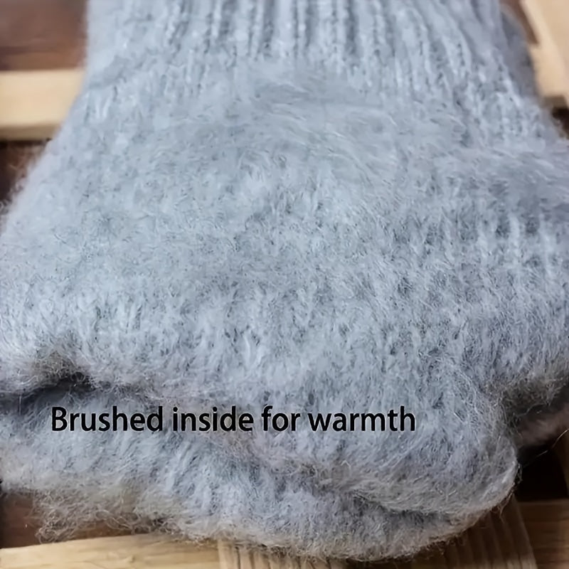 Ensemble 5 pièces — bonnet, tour de cou, gants, chaussettes et cache-oreilles