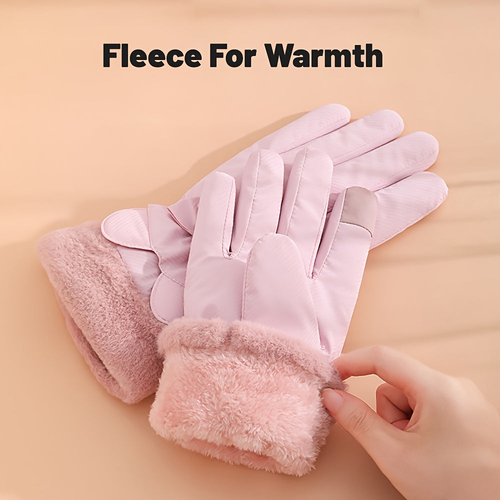 Gants coupe-vent thermiques en maille
