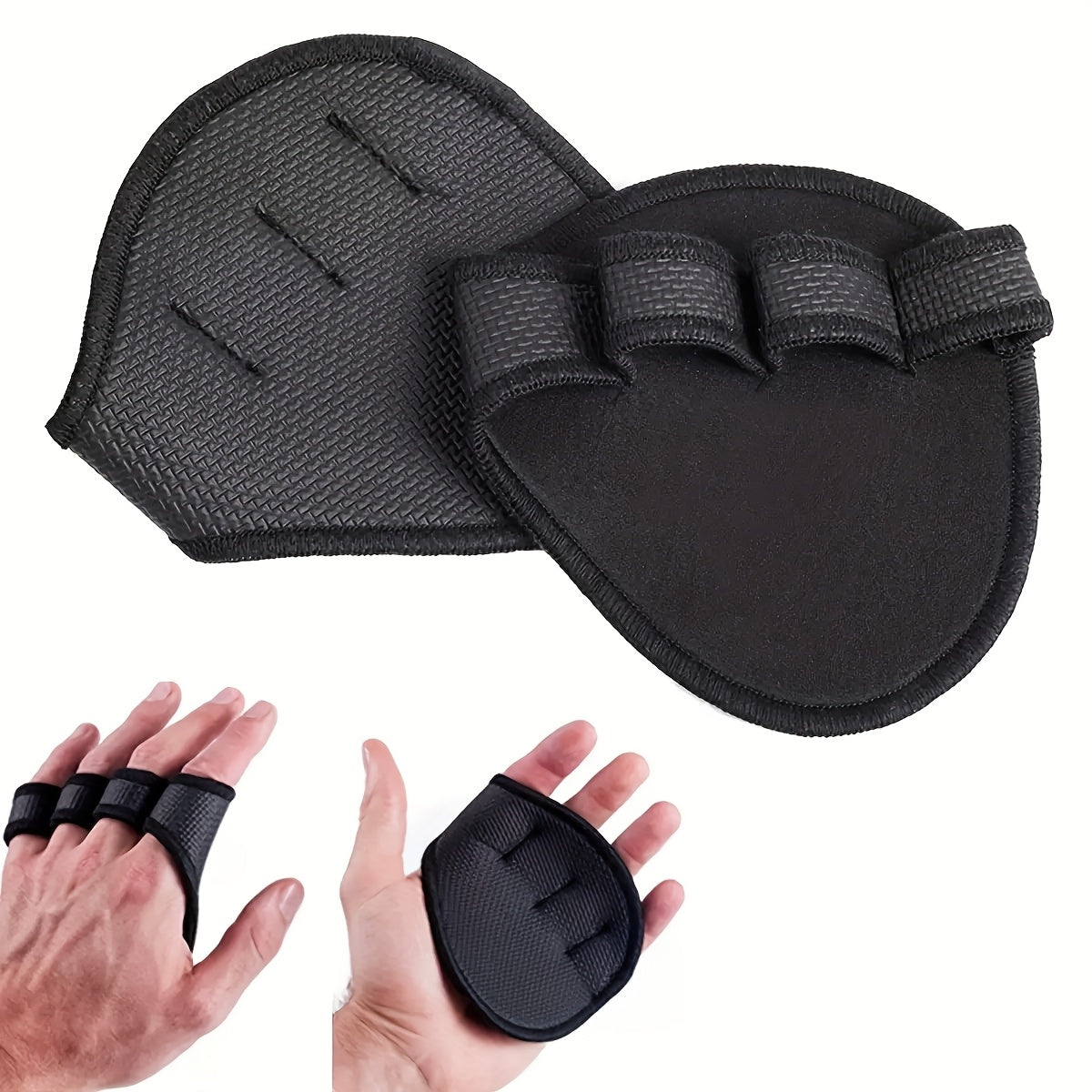 Gants de musculation épais en maille — lot de 2 paires