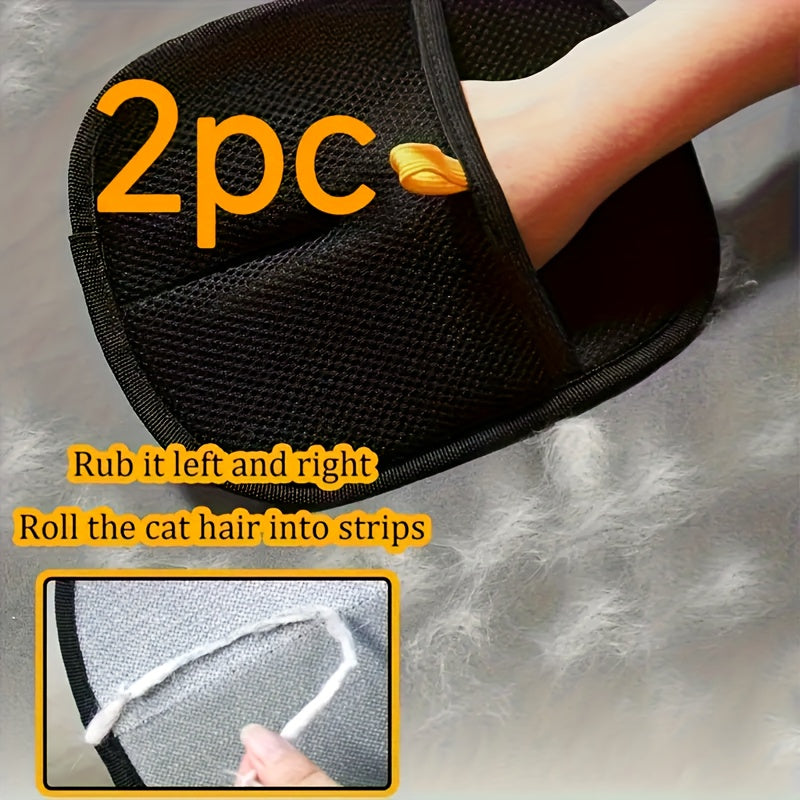 Gants doublés en maille — lot de 2 paires