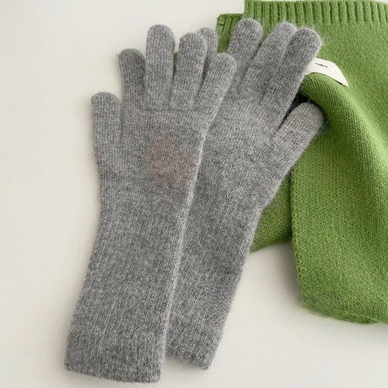 Gants sans doigts coupe-vent thermiques en maille — lot de 2 paires