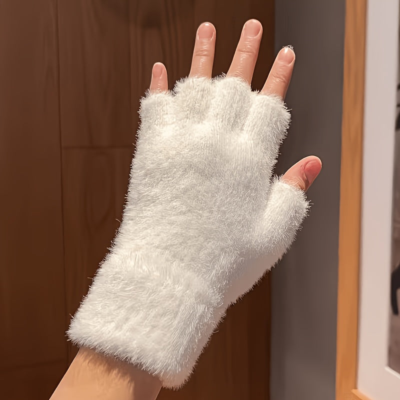 Mitaines en peluche