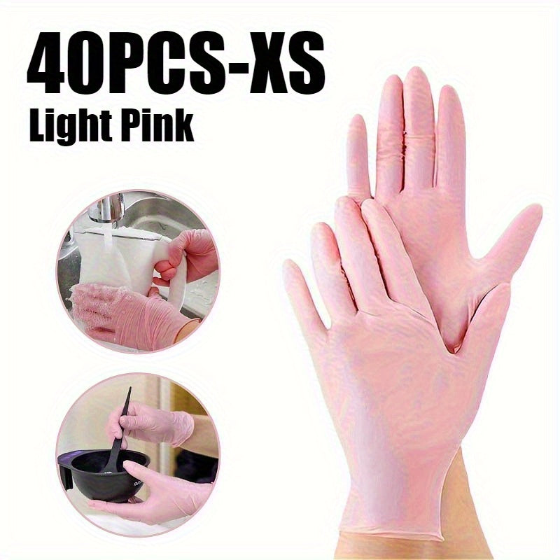 XS / Rose clair 40PCS Image