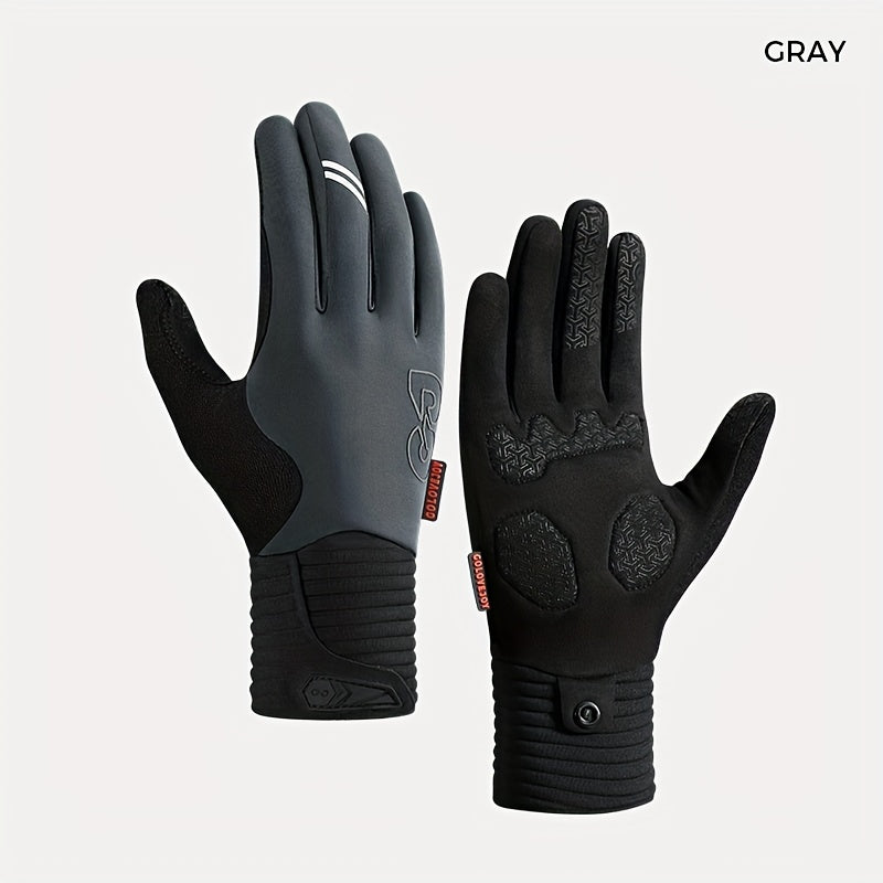 Gants antidérapants doublés en maille, 2 coloris, du S au XXL