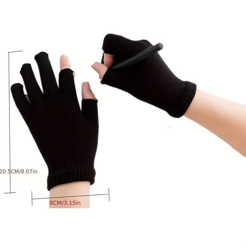 Gants à deux doigts ouverts