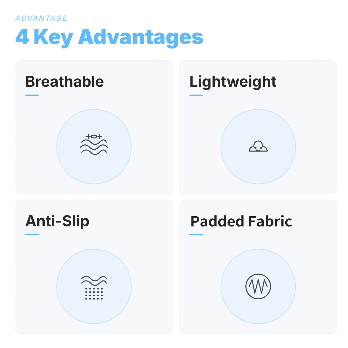 Gants de musculation sans doigts antidérapants, noir