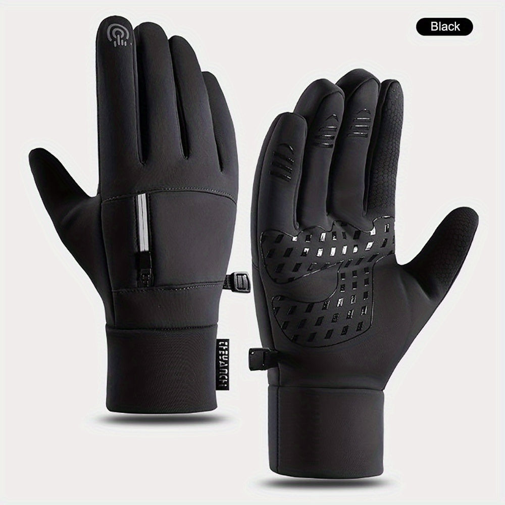 Gants antidérapants de vélo en simili cuir