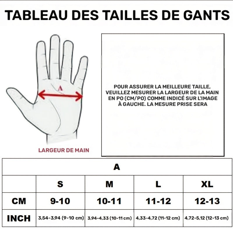 Gants de moto respirants