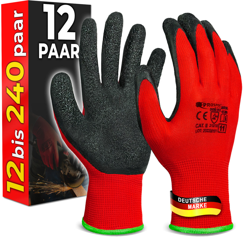 Gants de travail — lot de 12 paires