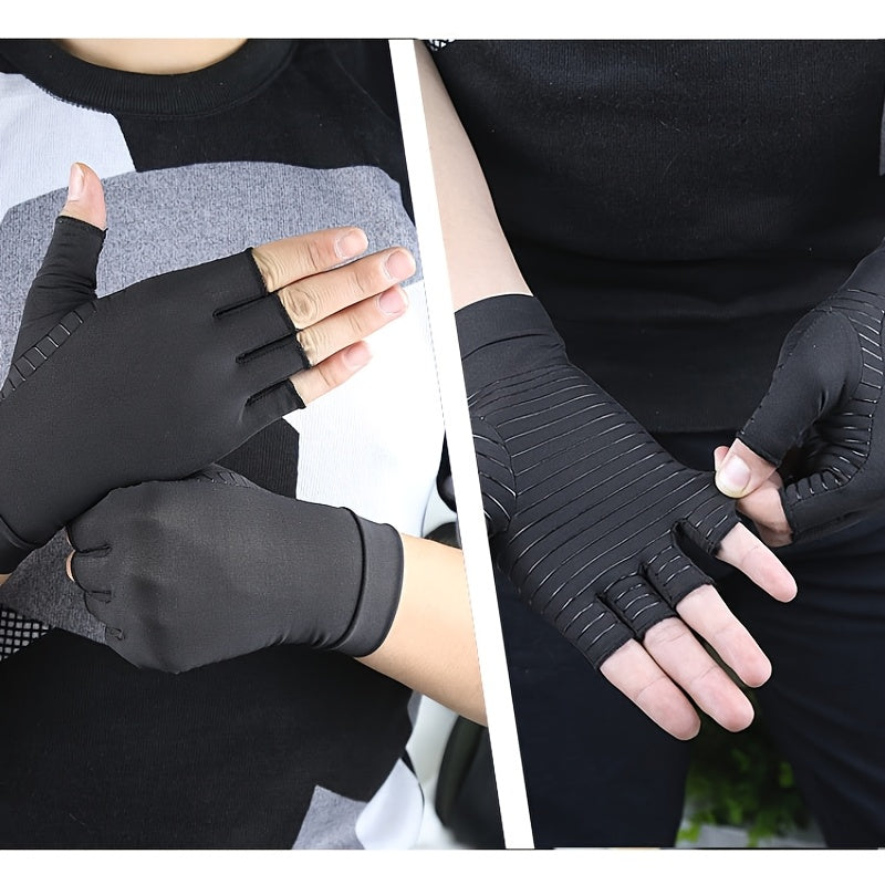 Gants sans doigts, 4 coloris
