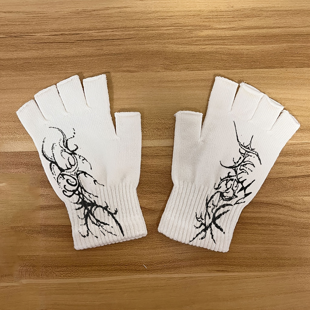 Gants sans doigts, gothique