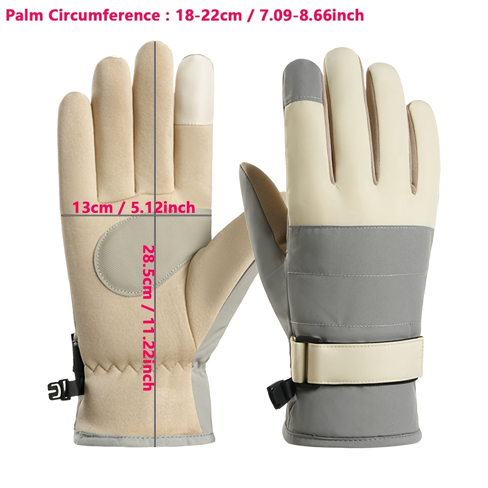 Gants de ski tactiles pour le grand froid