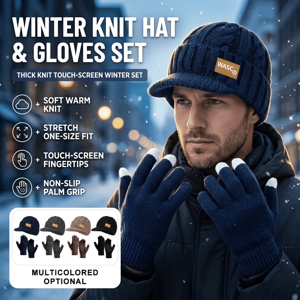 Gants en maille, 4 coloris