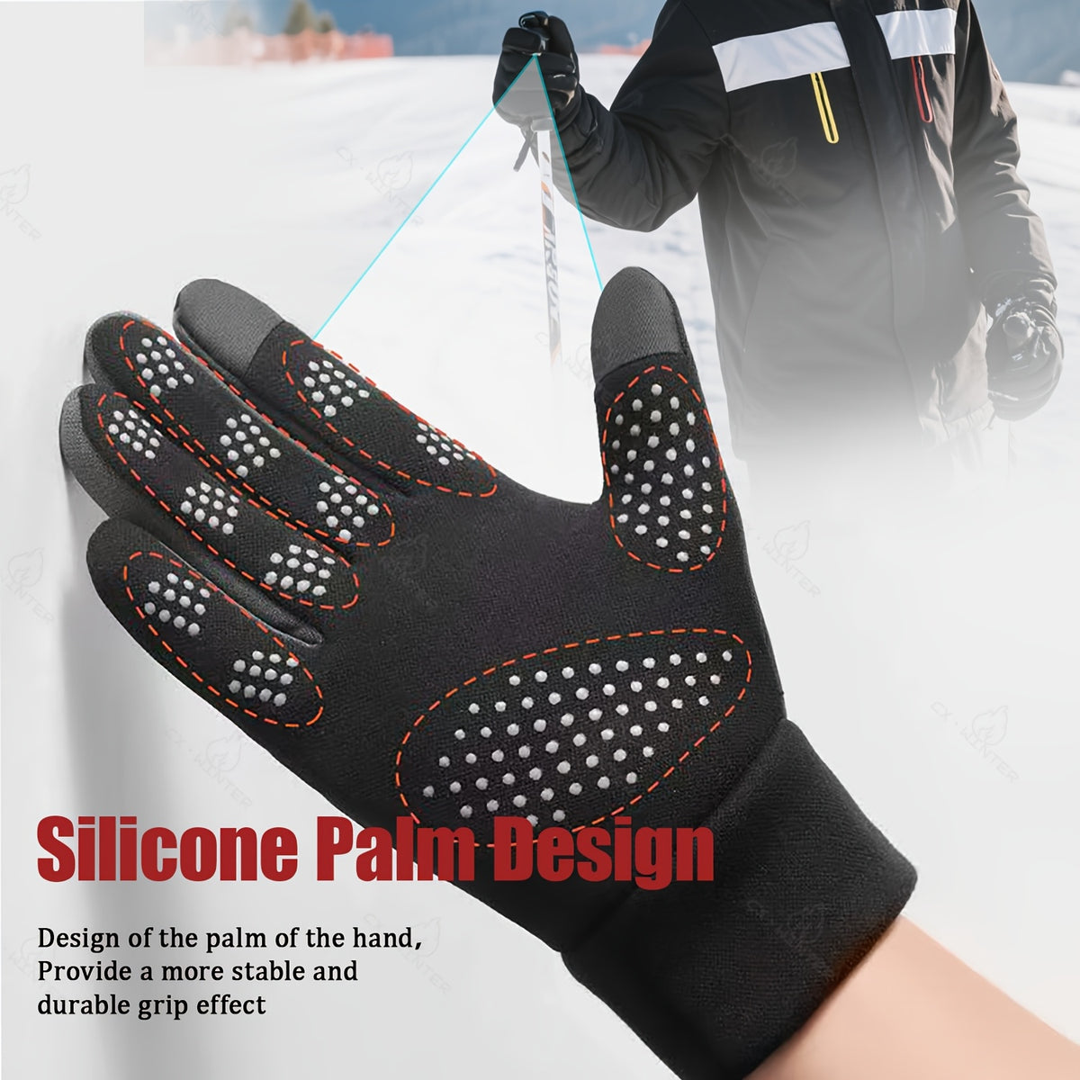 Gants de ski chauffants