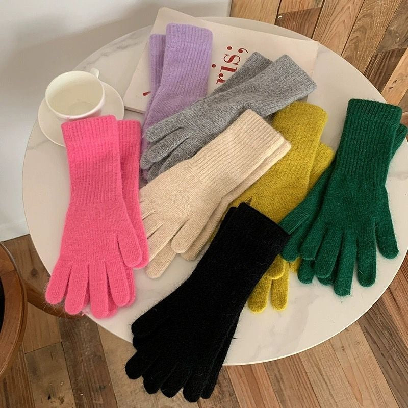 Gants sans doigts coupe-vent thermiques en maille — lot de 2 paires