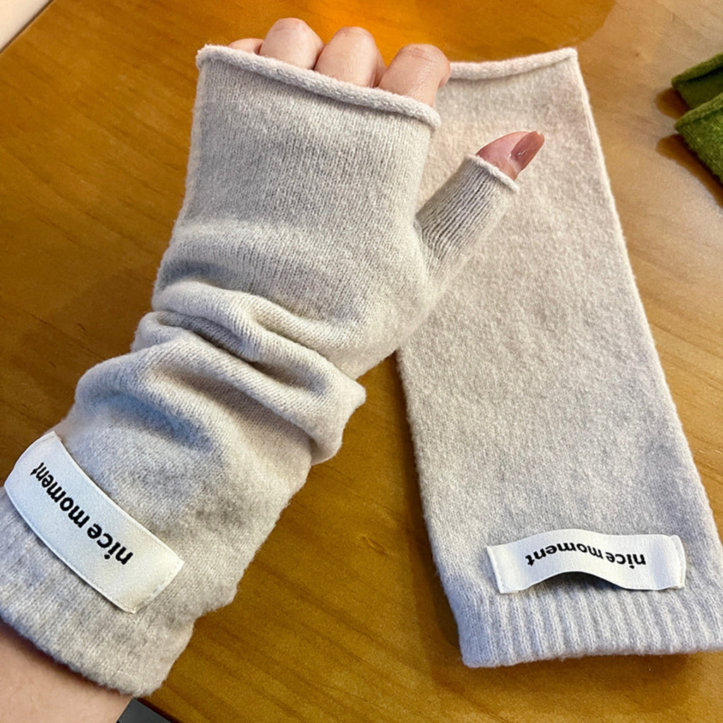 Manchons à passage pour le pouce en maille — lot de 2 paires (modèle 2)