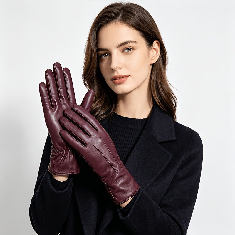 Gants coupe-vent doublés, 3 coloris