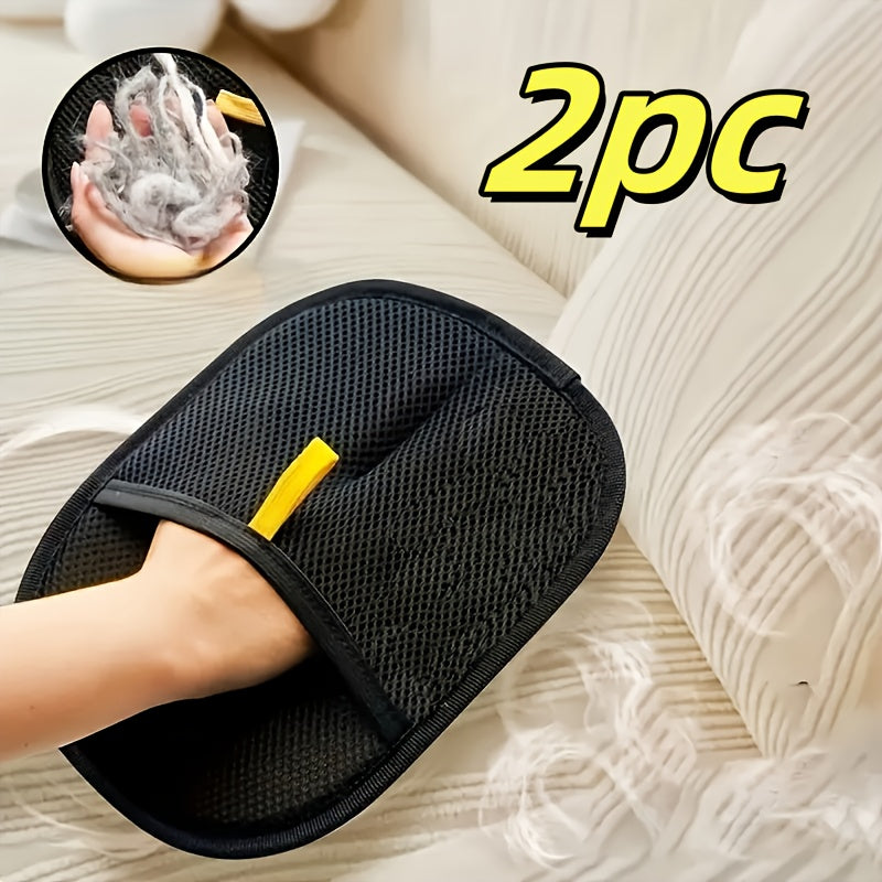 Gants doublés en maille — lot de 2 paires