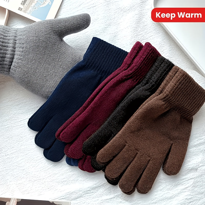 Gants de ski en maille — lot de 8 paires