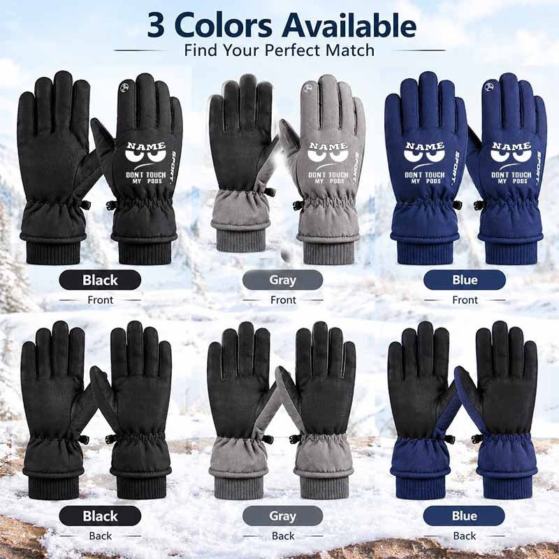 Gants tactiles thermiques fins en maille