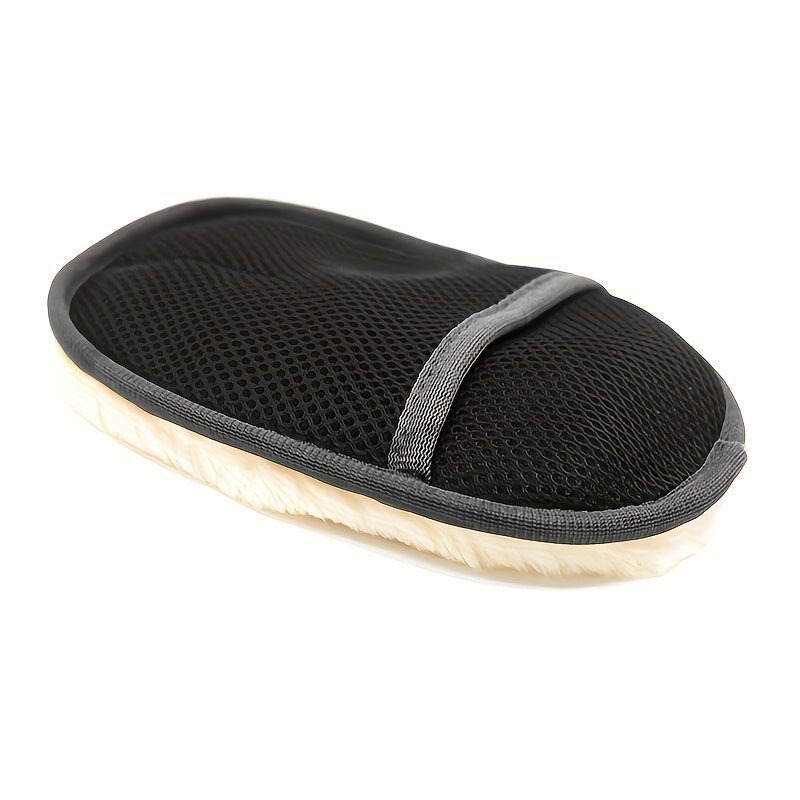 Gants de lavage en microfibre, noir