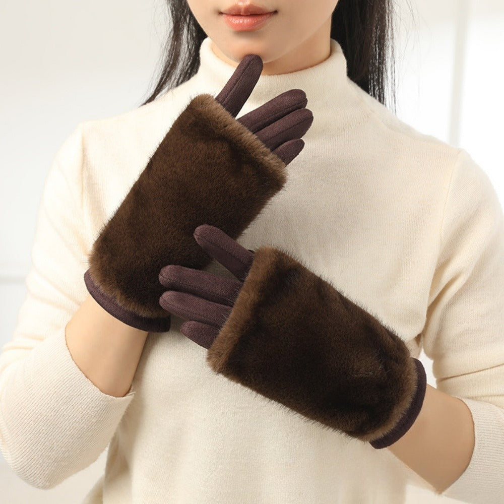 Gants en peluche