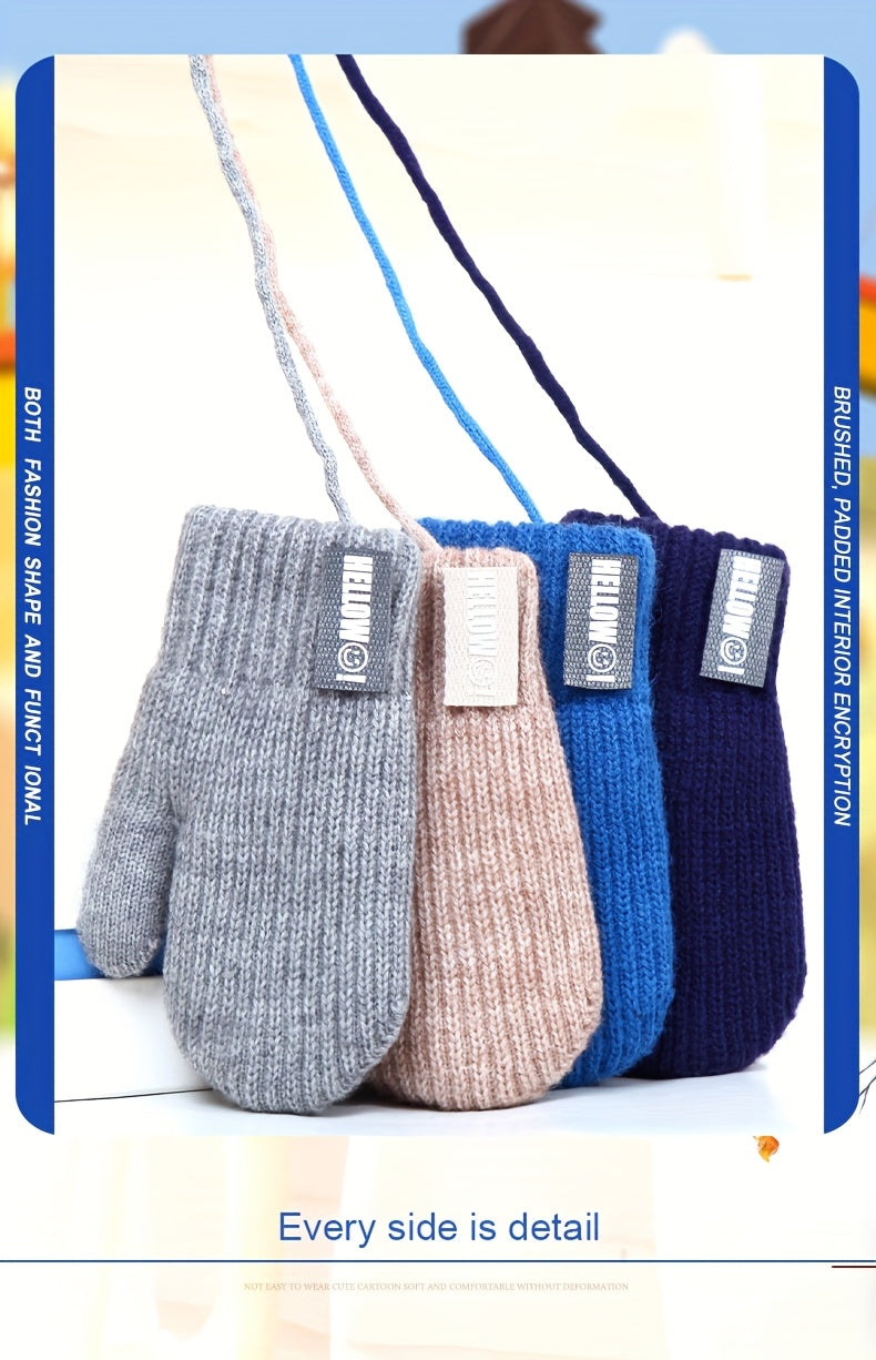 Gants doublés thermiques en laine