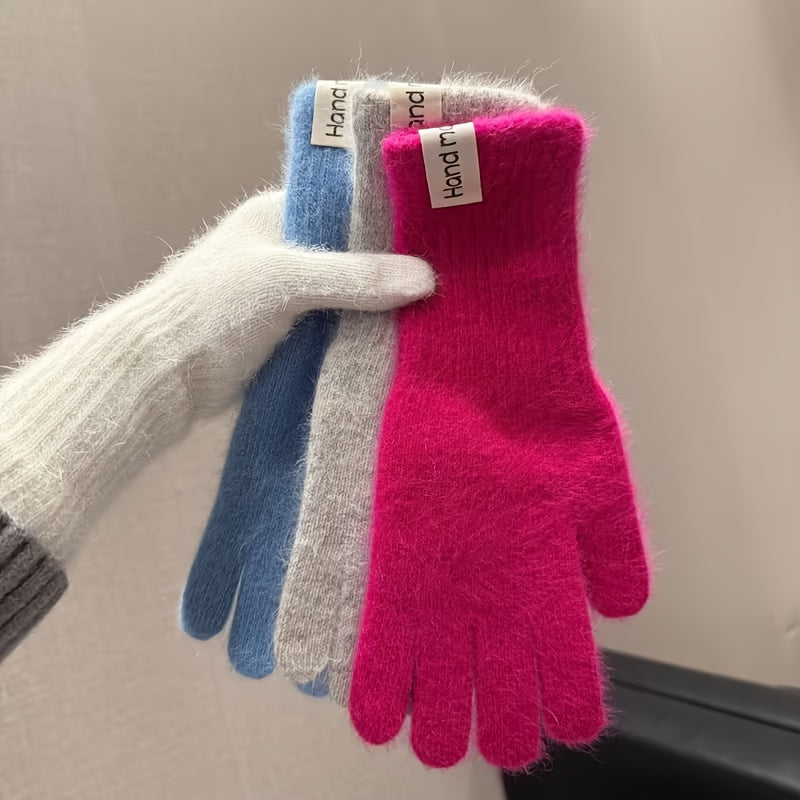 Gants doublés thermiques en maille