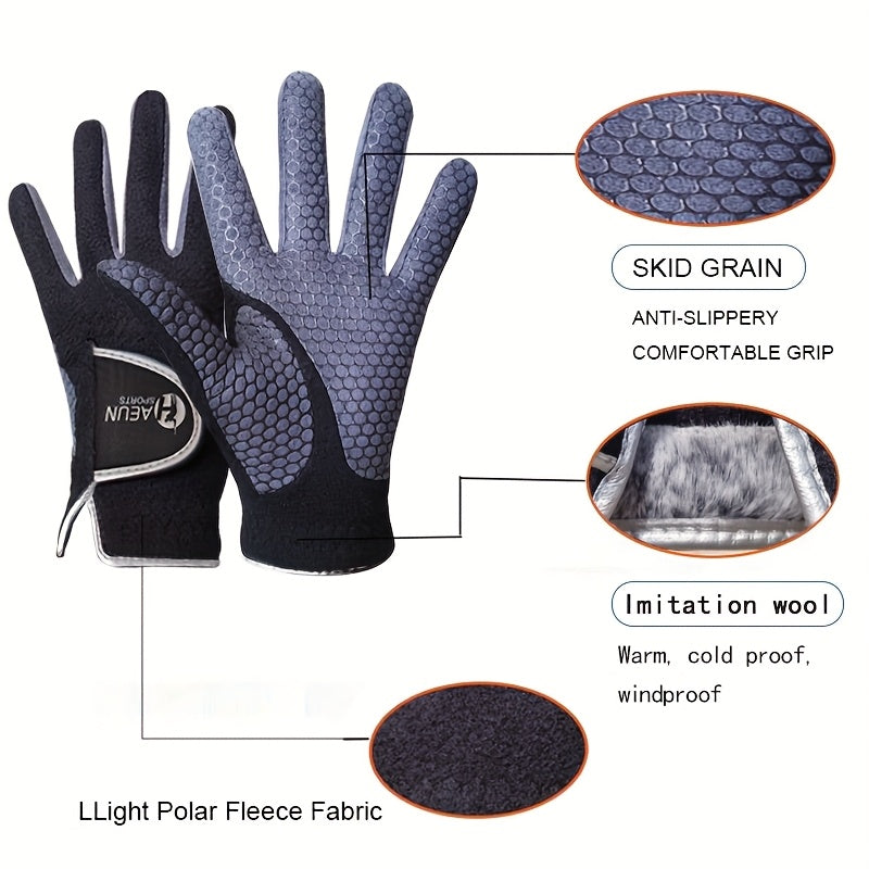 Gants tactiles en maille, noir