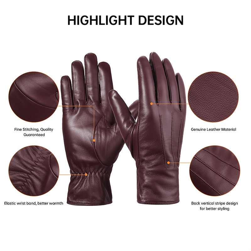 Gants coupe-vent doublés, 3 coloris