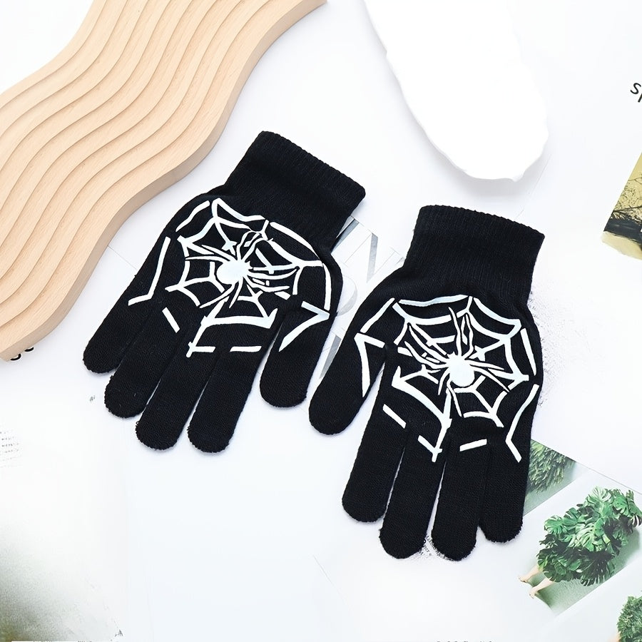 Gants en maille — lot de 2 paires, taille unique
