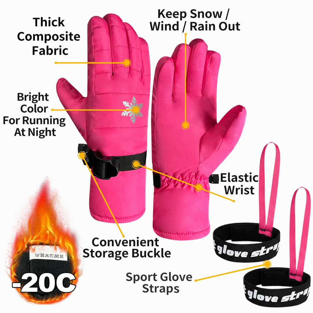 Gants coupe-vent antidérapants en maille, 4 coloris