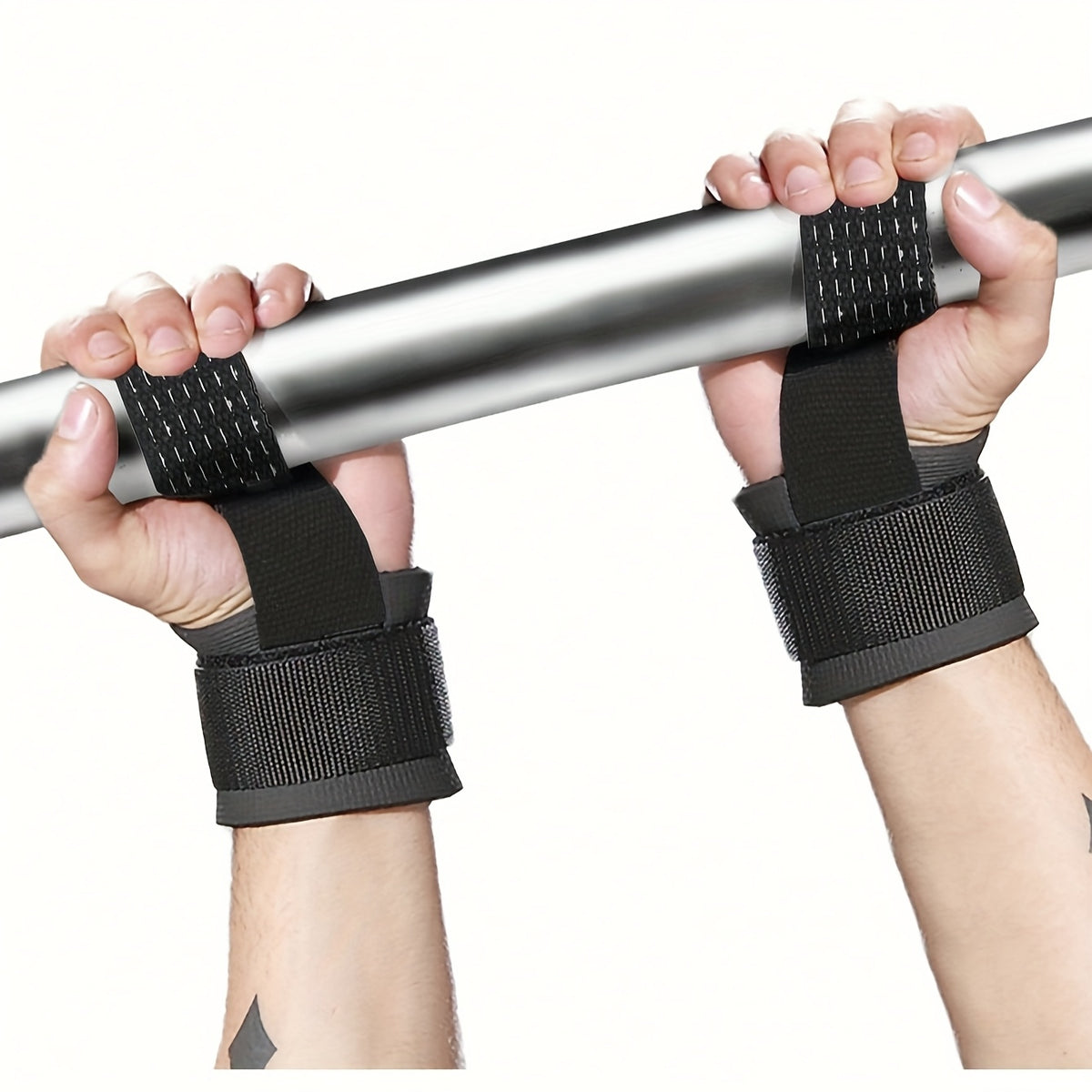 Gants de musculation à paume renforcée à sangle de poignet