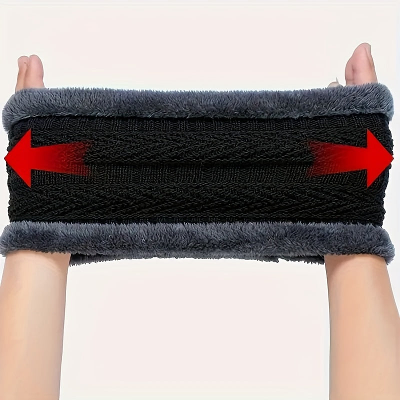 Ensemble 5 pièces — bonnet, tour de cou, gants, chaussettes et cache-oreilles
