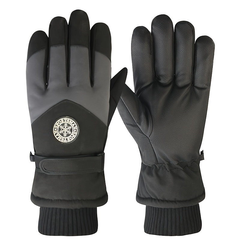 Logo rond hommes--noir et gris / Taille unique
