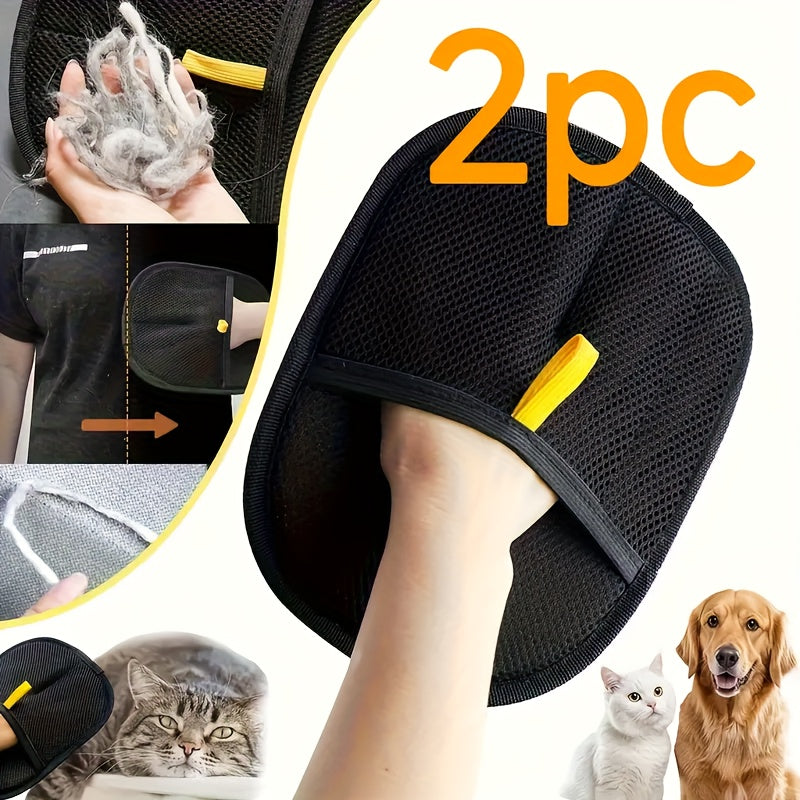 Gants doublés en maille — lot de 2 paires